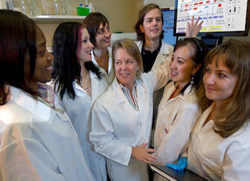 Cecilia Williams colon cancer team